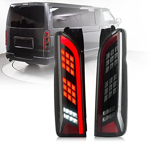 ハイエース200系　ledテールランプ　流れるウィンカー ハイエース レジアスエース 200系 LED テールランプ